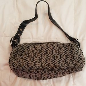 Black n beige small purse